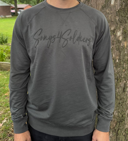 Gray Puff Ink Pullover